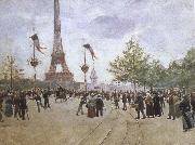 cesar franck entrabce to the exposition universelle by jean beraud Spain oil painting artist